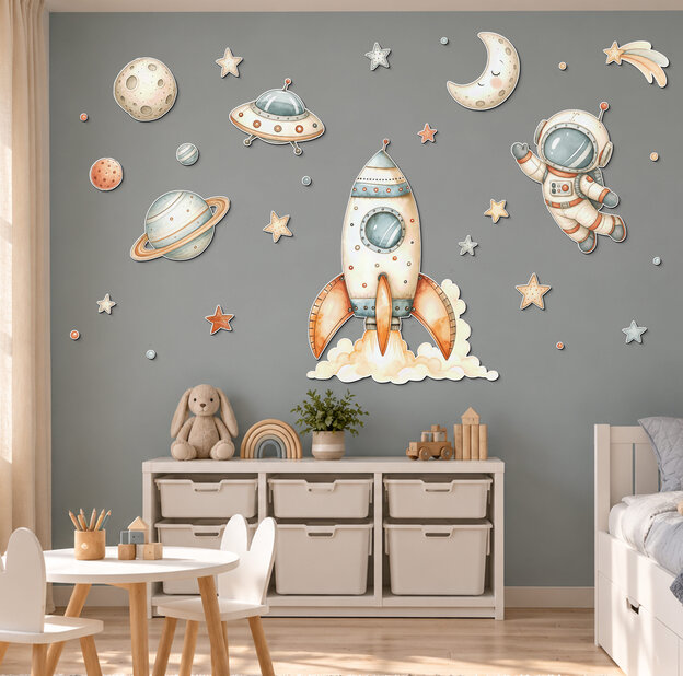 Space wall decoration - Little astronaut