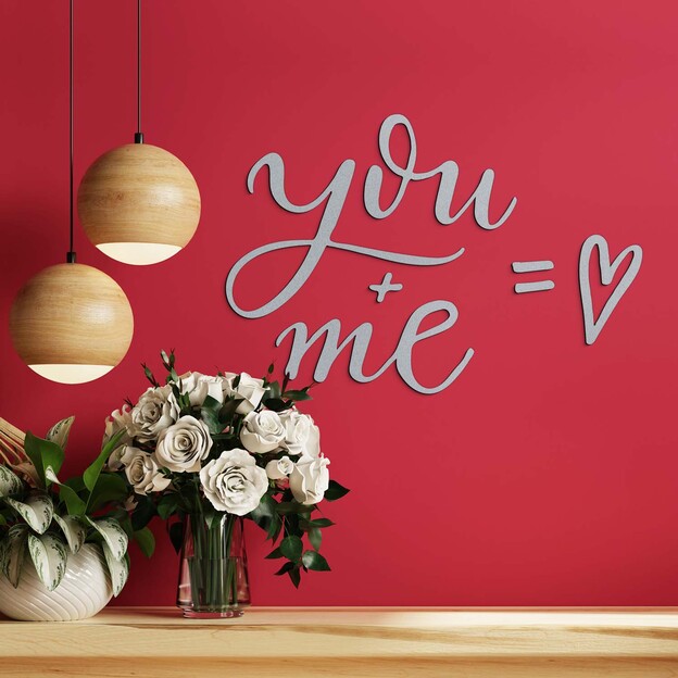 Short Inscription on the Wall - You + Me