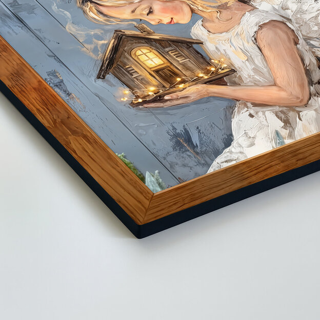 Angel picture on the wall - Heart of the home