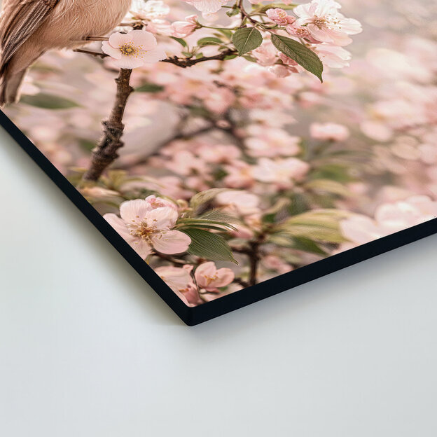 Wall art - Bird among flowers