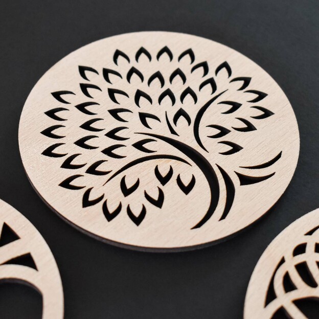 Fából készült söralátétek - Fák
