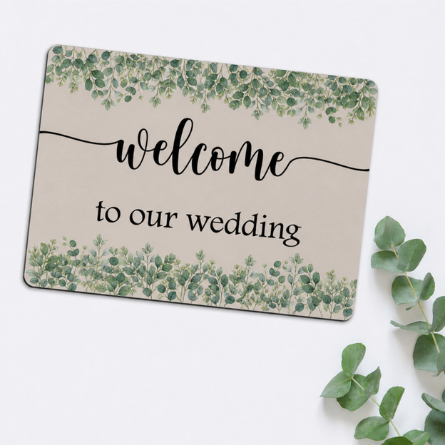 Uvítací svatební cedule - Welcome