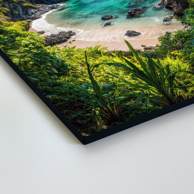 Dřevěný obraz - Tropický záliv