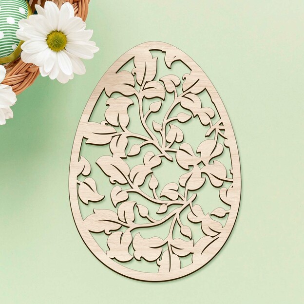 Large Patterned Easter Egg