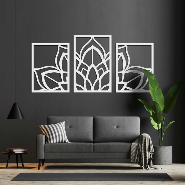 Multi-Part Wooden Mandala - Wealth