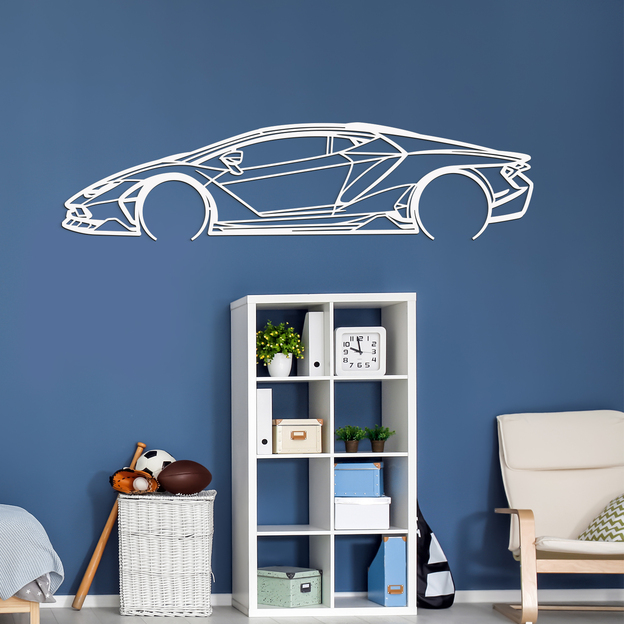 Silhouette Wall Art - Lamborghini Centenario