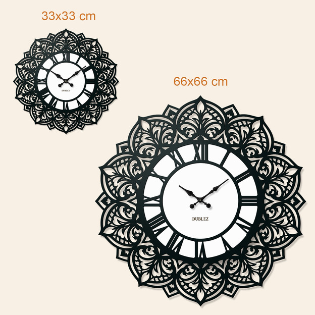 Decorative clock with mandala - Aurelia