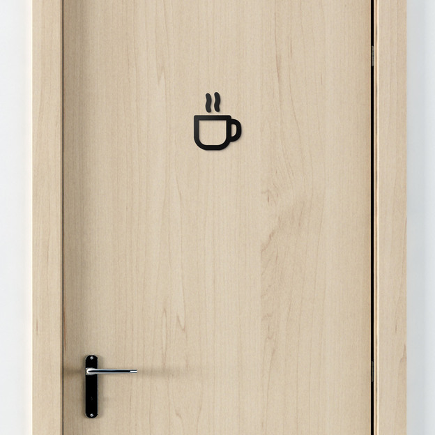 Wooden Door Sign - Café/Kitchenette