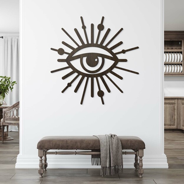 Wooden Wall Art - Symbol Eye
