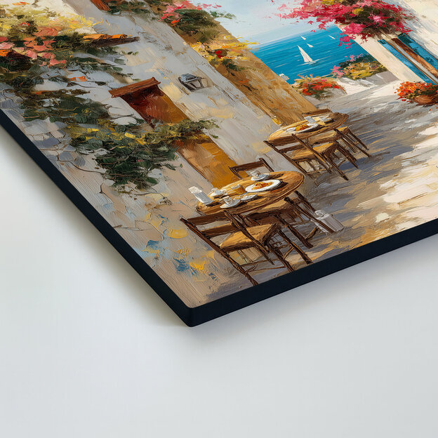 Provence painting - Morning on the coast