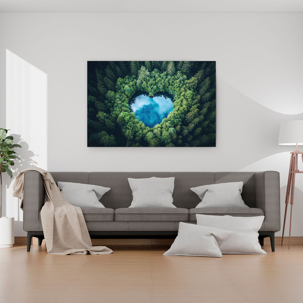 Wooden Wall Art - Heart of the Forest
