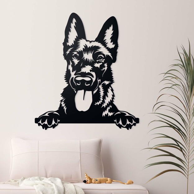 Wooden Wall Art - Belgian Shepherd Dog