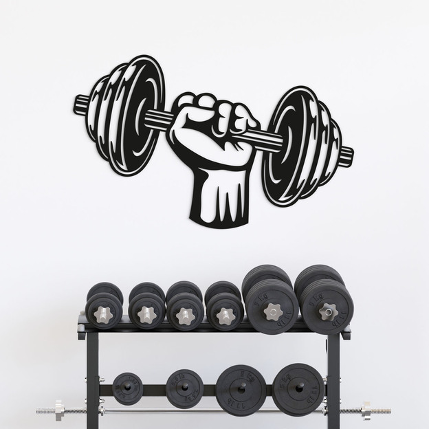 Fitness Gift - Wall Decoration - Dumbbell