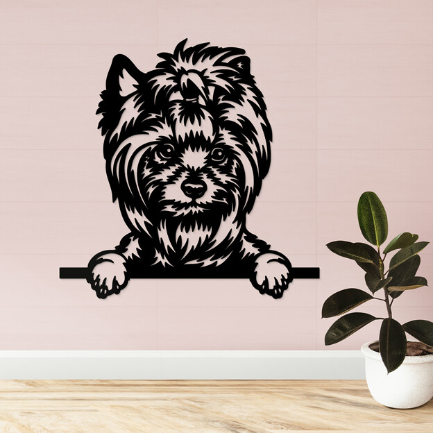 Cut-Out Wall Art - Yorkshire Terrier