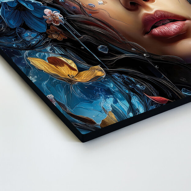 Umelecký obraz ženy - Kvetinová duša