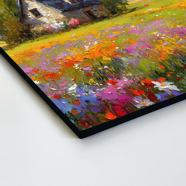 Falusi kép a falra - Ház a réten