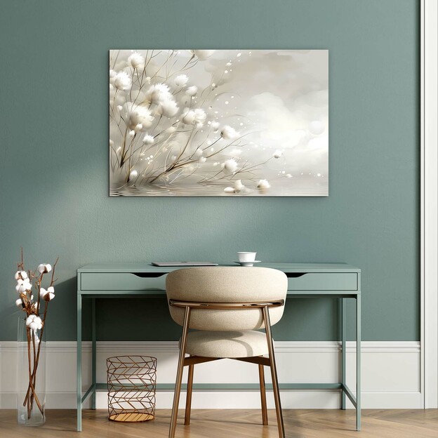 Colorful Wall Art on Wood - Cotton