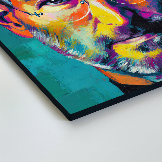 Colorful pop-art portrait for the wall - Steve Jobs