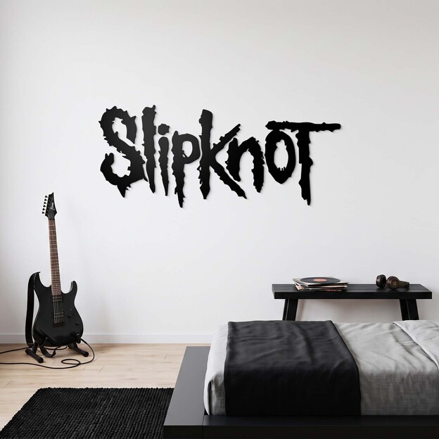 Drevené logo na stenu - Slipknot