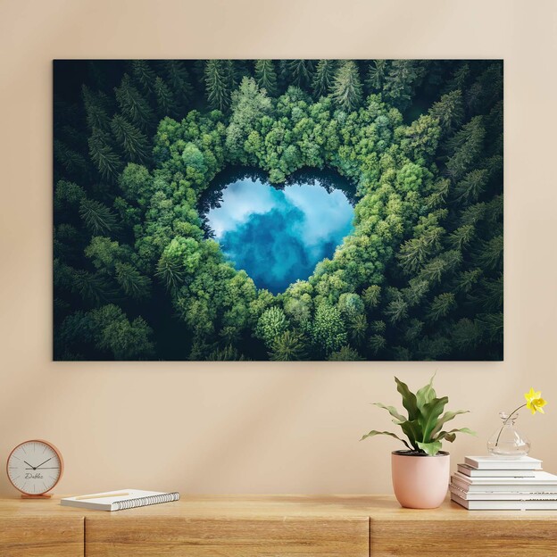 Wooden Wall Art - Heart of the Forest