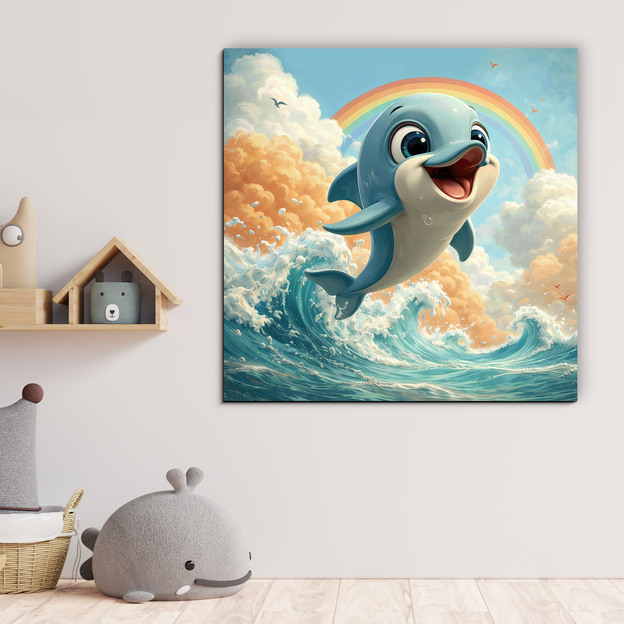 Obraz do detskej izby - Delfín
