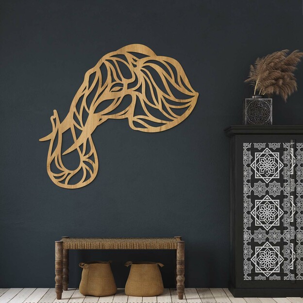 Wooden Wall Art - Elephant