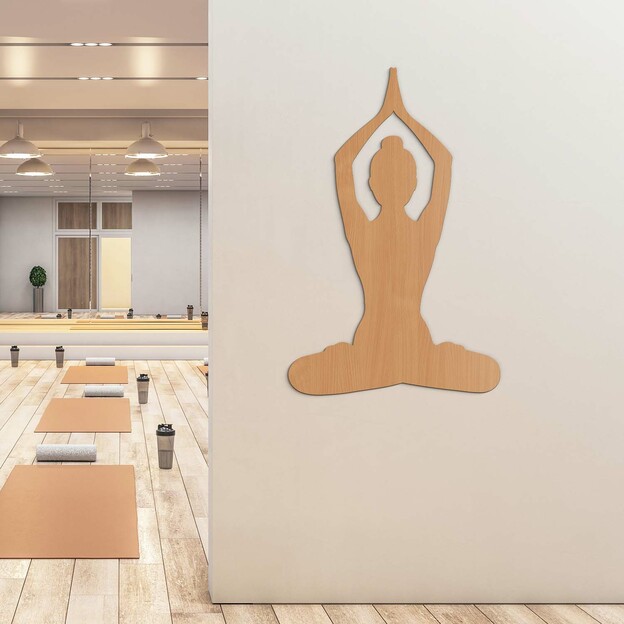 Wooden Wall Art - Yoga