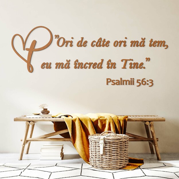 Citat biblie - Sticker pentru perete