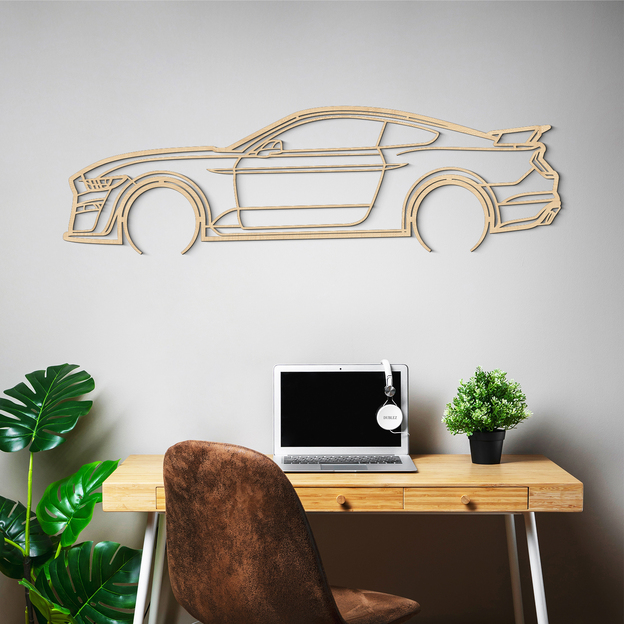 Wooden Wall Art - Car Shelby GT500