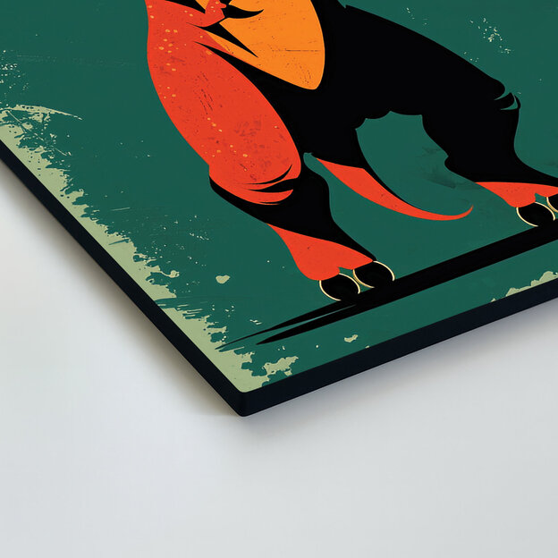 Dětský retro obraz - T-Rex