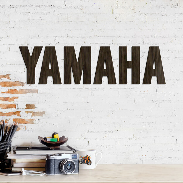 Wooden Wall Sign - YAMAHA