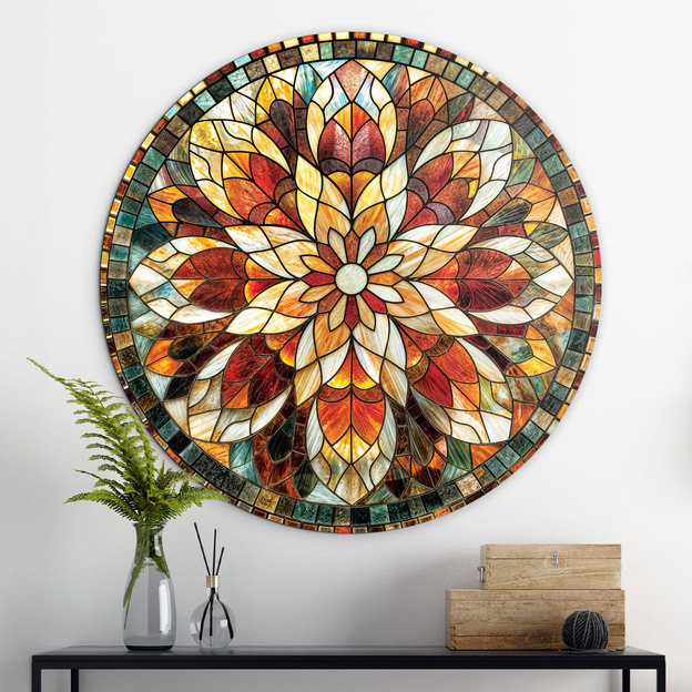 Wooden Wall Mandala - Colors of the World