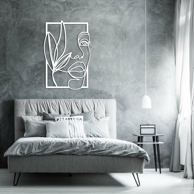Wooden Line Art Wall Art - Muse