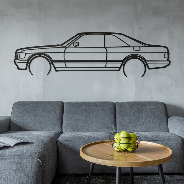 Wooden Wall Art - Mercedes 500 SEC