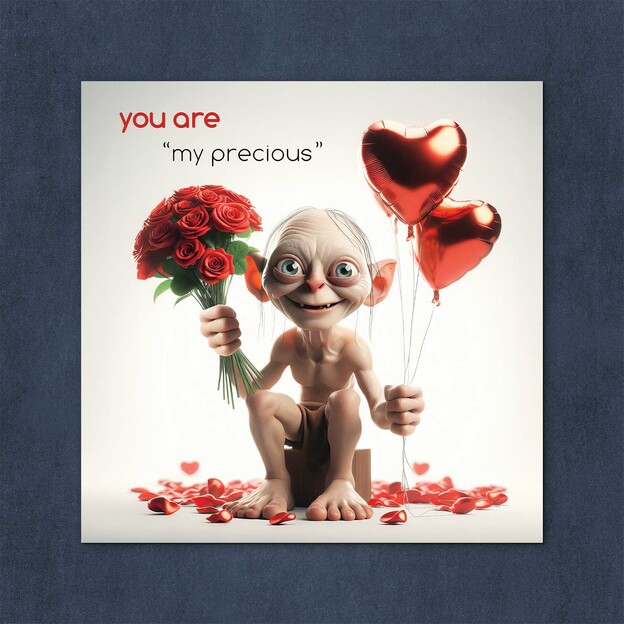 Wooden Wall Art - The Lord of the Rings - Gollum