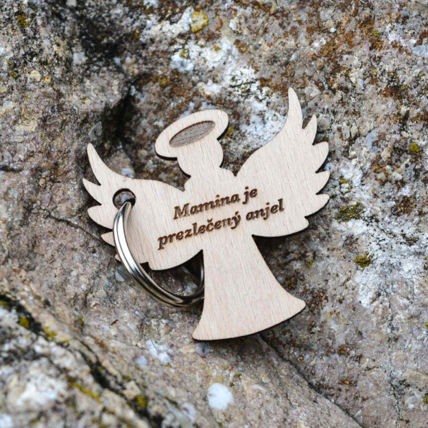 Darček pre maminu - Kľúčenka anjel
