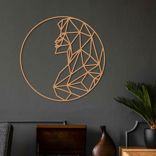 Polygonal Wall Art - Zodiac Sign Virgo