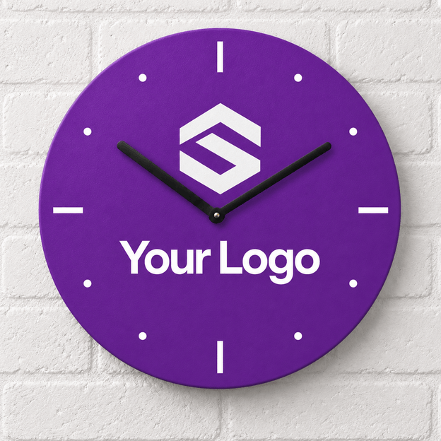 Ceasuri de firmă colorate cu logo personalizat