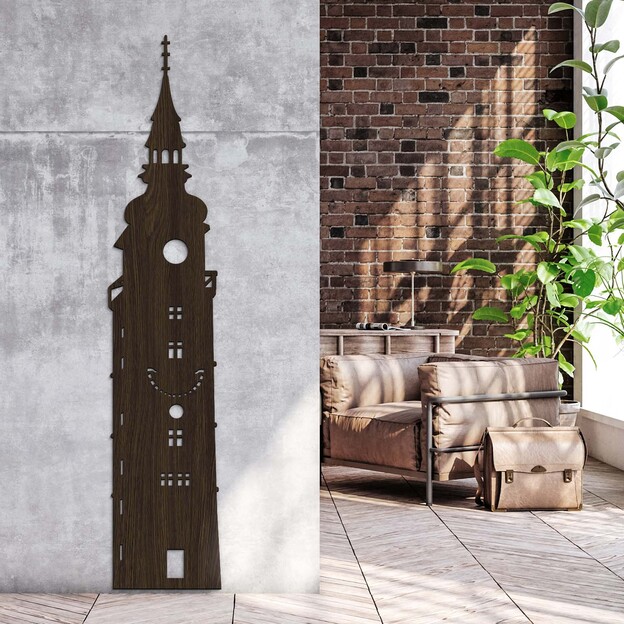 Vyrezávaný obraz - Mestská veža Trnava