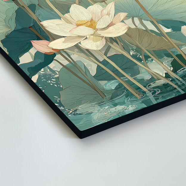 Štýlový obraz - Kvitnúce lotosy