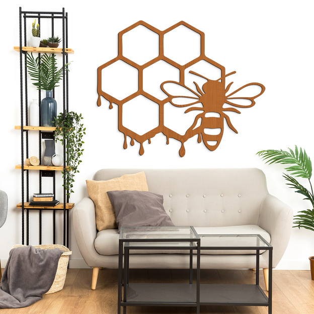 Carved 3D image - Bee