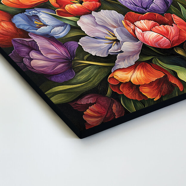 Wooden Wall Art - Tulips