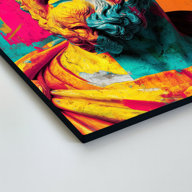 Colorful pop art painting - Hippocrates