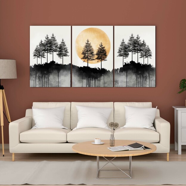 Three-Panel Wall Art - Forest