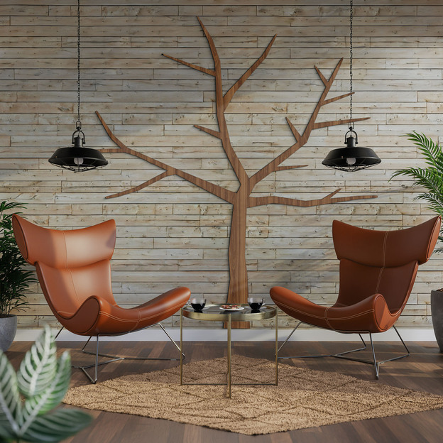 Fából faragott falitree