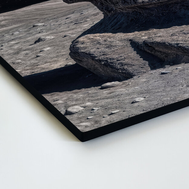 Image of surrealism - Statue on the Moon