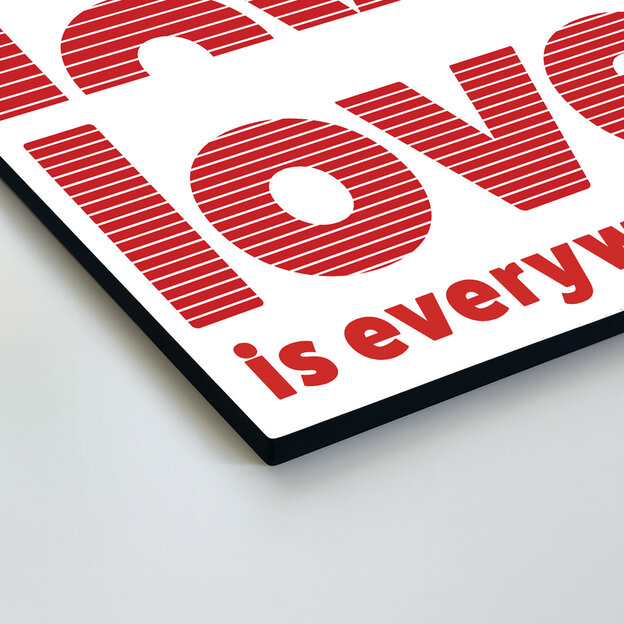 Tablou modern cu inscripția - Love is everywhere