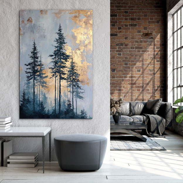 Wooden wall art - Trees