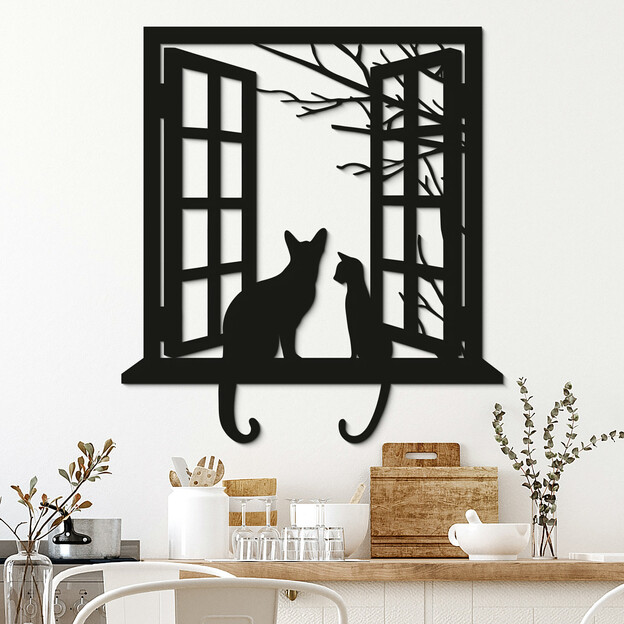 Wall Art - Cats in the Window