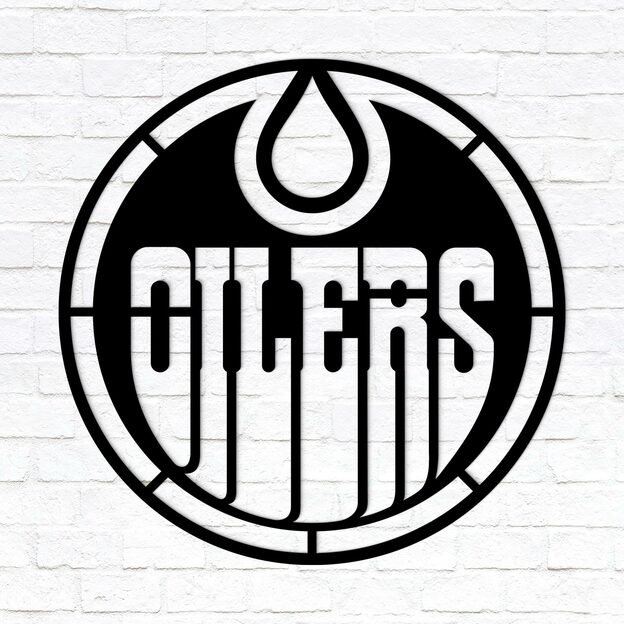 Edmonton Oilers - Logo on the Wall